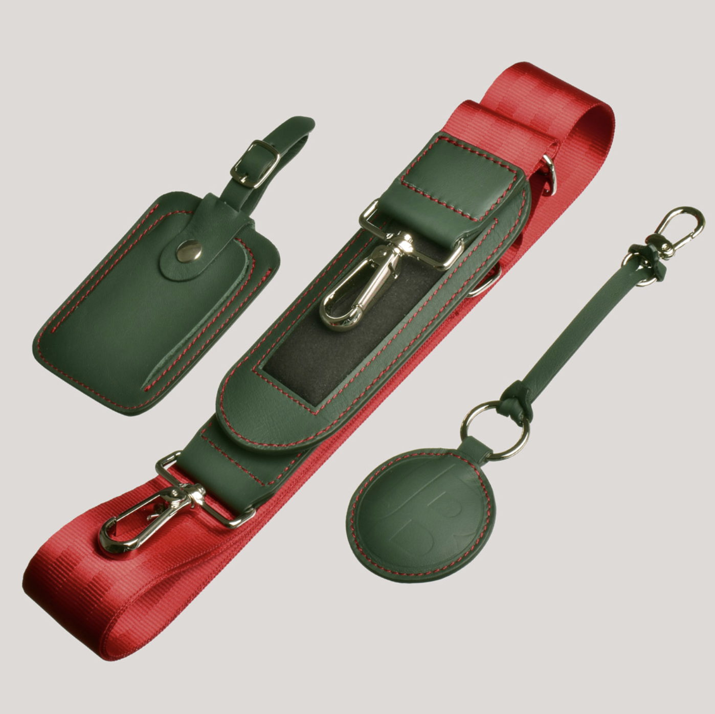 Racing Green Chequered Holdall