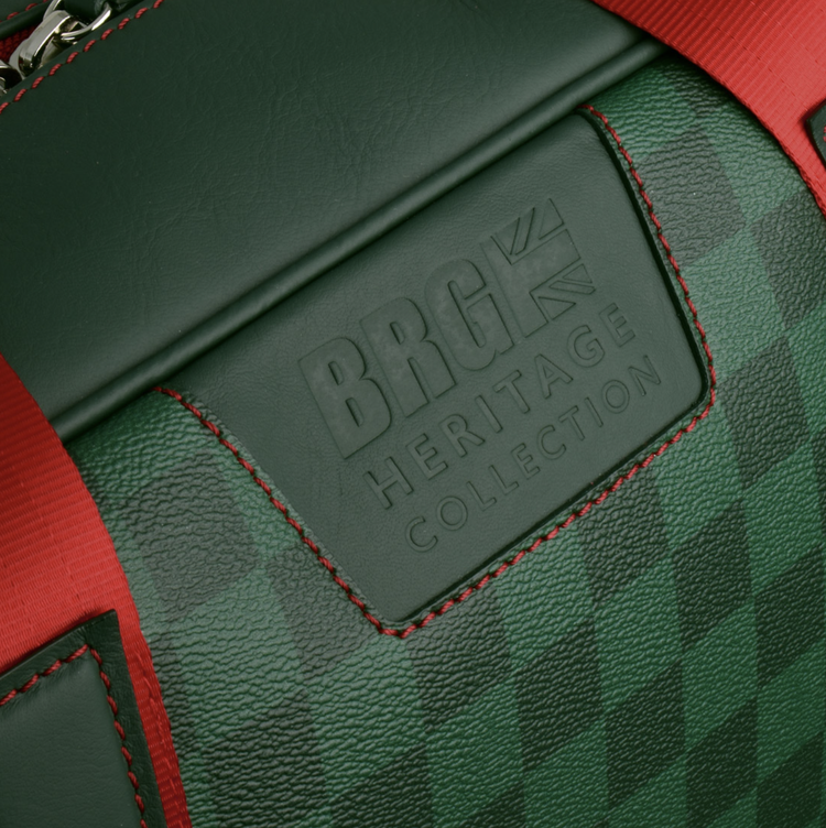 Racing Green Chequered Holdall