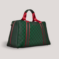 Racing Green Chequered Holdall