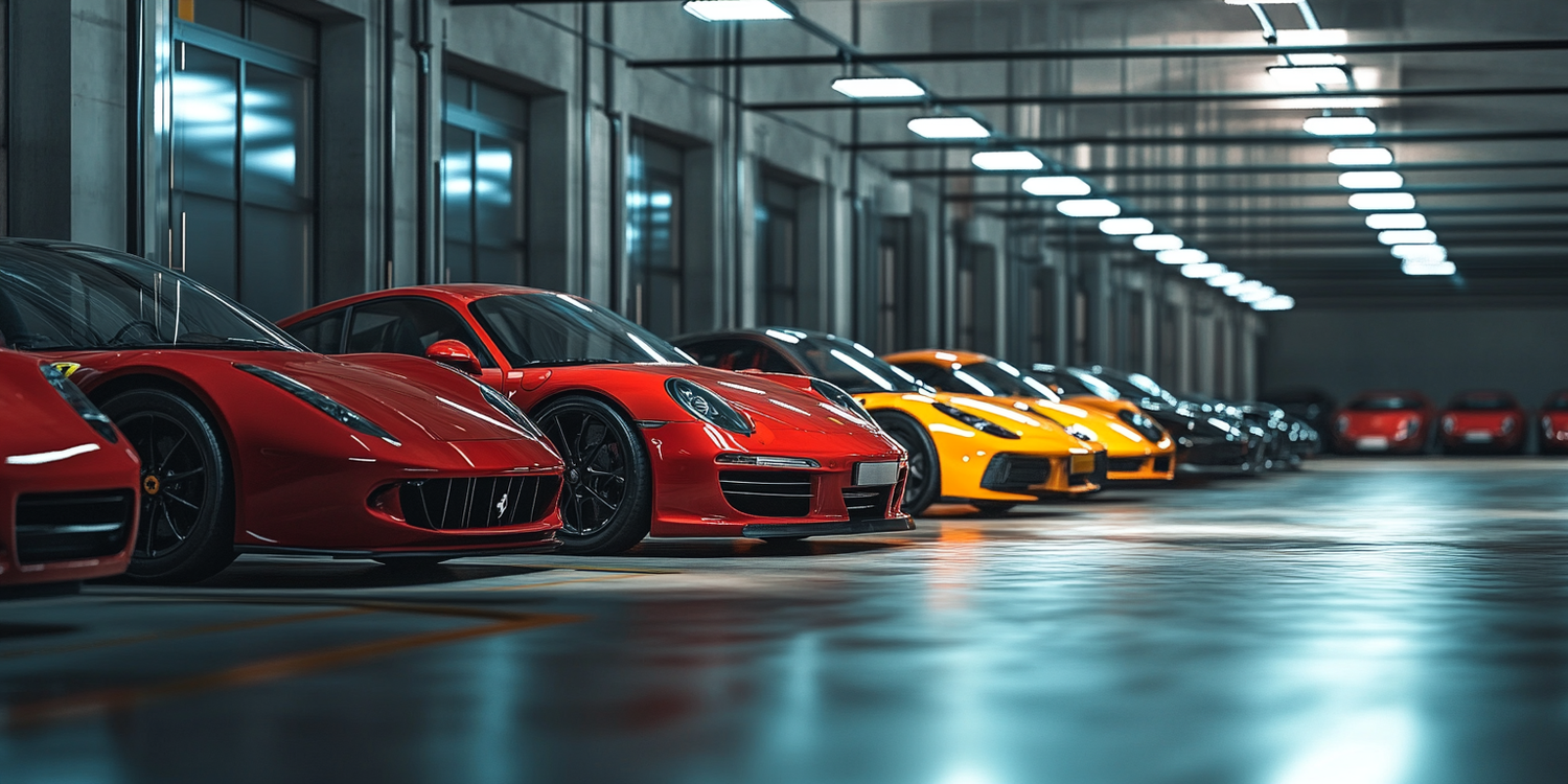 Secure car storage facility