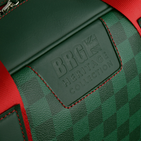 Racing Green Chequered Holdall